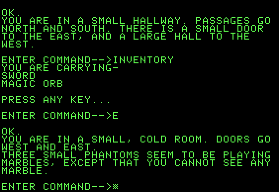 Demon's Keep Apple II screenshot